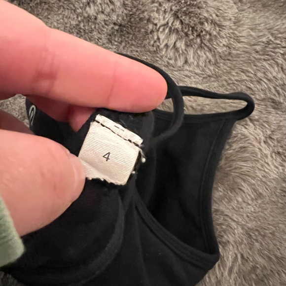 Lululemon Flow Y Sports Bra IV | Black | Size 4 - Picture 5 of 5